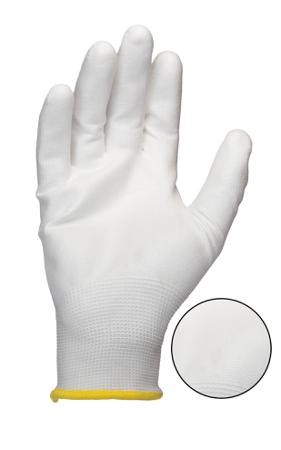 LN610-10 RS PRO White Polyamide Good Dexterity Work Gloves, Size 10, XL, Polyurethane Coating