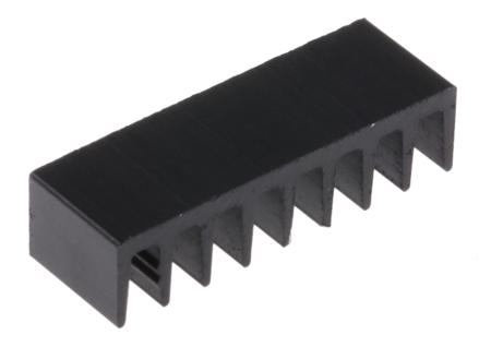 ICK14/16B Fischer Elektronik Heatsink, Universal Rectangular Alu, 50K/W, 6.3 x 19 x 4.8mm