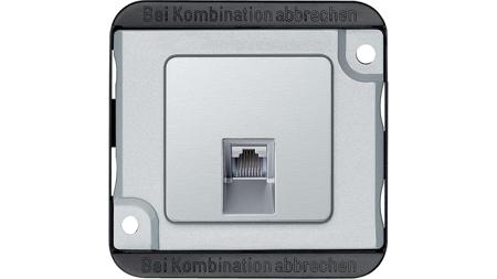 MTN470660 Schneider Electric System M Grey 1 Gang Electrical Socket, RJ45