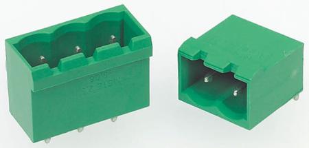 1757381 Phoenix Contact, 5.08mm Pitch, MSTBA 2.5/16-G-5.08, 16 Way, Right Angle, Pluggable Terminal Block, Header, Through