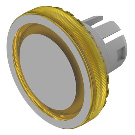 61-9643.401 Indicator Lens Round Style, Yellow, 19.7 diameter