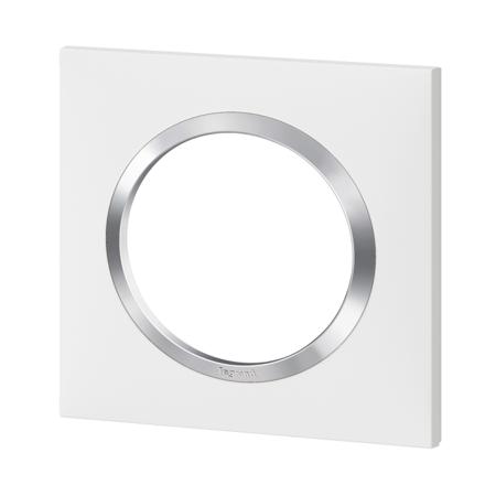 600841 Legrand White 1 Gang Cover Plate Plastic Faceplates & Mounting Plates