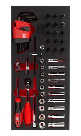 833-5935 RS Pro, 52 Pieces Socket Set 1/4 in Square Drive