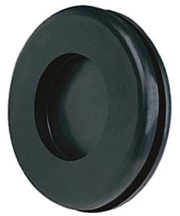 DG-10187 Essentra Black PVC 20mm Cable Grommet for Maximum of 15.5mm Cable Dia.