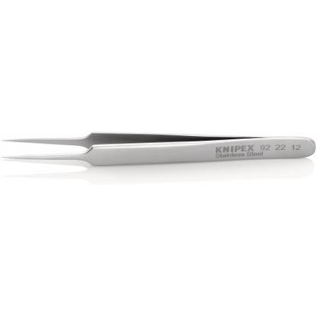 92 22 12 Knipex 105 mm, Stainless Steel, Smooth, Tweezer