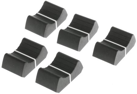 4/02 LK150 08 Sifam Black Potentiometer Knob Tang,