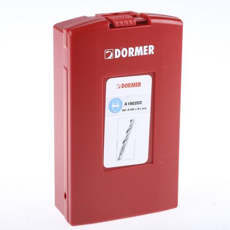 A190-202 Dormer HSS 1mm to 6mm, 51 piece Jobber Drill Set