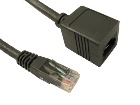 266-2634 RS PRO, 5m Cat6, Grey RJ45 to Male RJ45 Female, UTPShielded, Terminated PVC Sheath