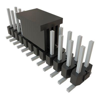 TSM-112-01-T-DV-P-TR Samtec TSM Series Vertical Surface PCB Header, 24 Contact(s), 2.54 mm Pitch, 2 Row, Unshrouded