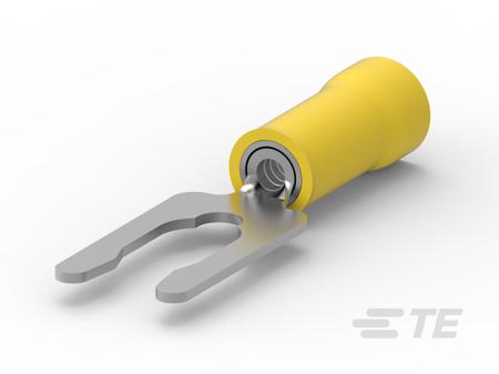 52403 TE Connectivity, PIDG Insulated Terminal, M3.5 Stud Size, Yellow