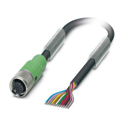 1419798 Phoenix Contact Straight Female 12 way M12 Sensor Actuator Cable, 20m