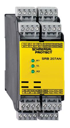 SRB207AN 230VAC Schmersal Current, Voltage Monitoring Relay, 48 → 240V ac, DIN Rail