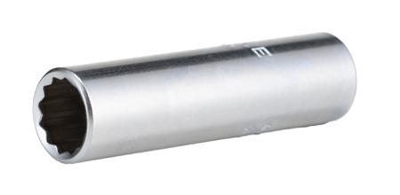 01640024 STAHLWILLE 1/4 in Drive 3/8in Deep Socket, 12 point, 50 mm Overall Length