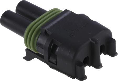 12015792 Delphi Weather-Pack Series, 1 Row 2 Way Cable Mount Socket Connector, with Crimp Termination Method