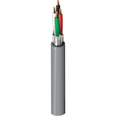 4502FE.00100 Belden4502FE Series 4 Core Audio Cable, 22 AWG CSA, 3.7mm od, 100m, Grey