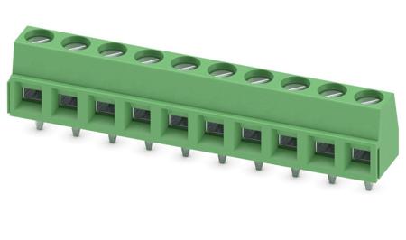 1729092 Phoenix Contact MKDSN 1.5/10 Series PCB Terminal Block, 10-Contact, 5mm Pitch, Through Hole Mount, 1-Row, Screw