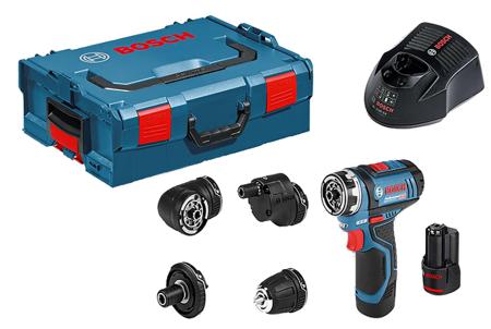 06019F6070 Bosch GSR Quick Change 12V Cordless Drill Driver Li-Ion, Type G - British 3-Pin