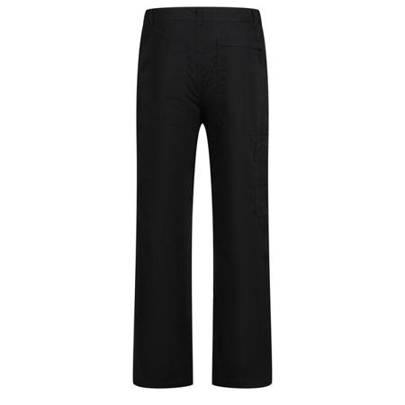 TRJ331-L-800-044 Regatta Professional TRJ331 Black Men's Polycotton Water Repellent Trousers 44in, 111.5cm Waist