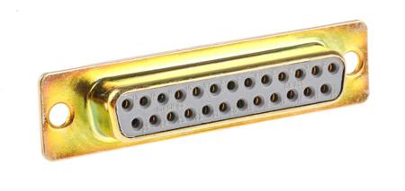 466-220 RS PRO 25 Way Panel Mount D-sub Connector Socket, 2.77mm Pitch