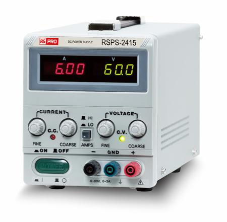 561-307 RS PRO Digital Bench Power Supply, 0 → 24V, 0 → 15A, 1-Output, 360W - UKAS Calibrated