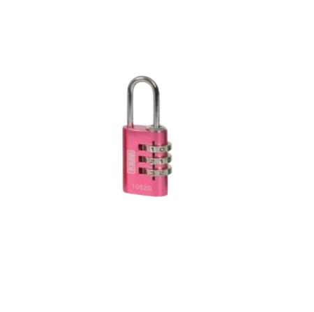 K10520PIND Kasp Combination Aluminium Body, Steel Padlock, 3 mm Shackle, 20mm Body
