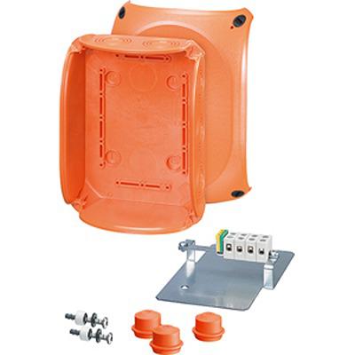 FK 1610 HENSEL Fk Series Orange Polycarbonate Junction Box, IP65, IP66, 92 x 155 x 210mm