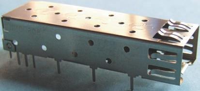 SFPC-SL Samtec SFPC Series Single Port SFP Cage, Solder Termination