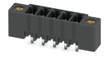 1707667 Phoenix Contact, 3.81mm Pitch, MCV 1.5/ 5-GF-3.81 P26 THR, 5 Way, Pluggable Terminal Block, Header, Solder Termination,