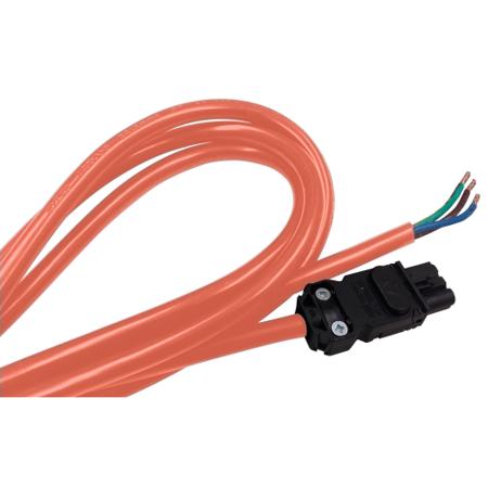 NSYLAM3MN Schneider Electric  Power Cord LED Cable for IEC Multi Fixing LED Lamps, 3m