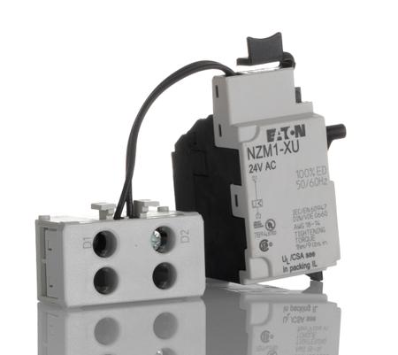 259434-NZM1-XU24AC 24 V ac Undervoltage Release Circuit Trip for use with N(S)1(-4), NZM1(-4)