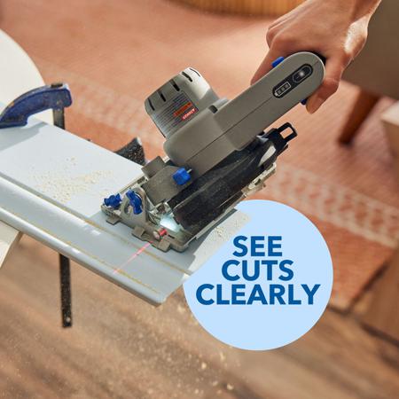 CS12V-SC1 Dremel CS12V F013CS12JN 85mm Cordless Circular Saw, 12V, BS 1362, BS 1363