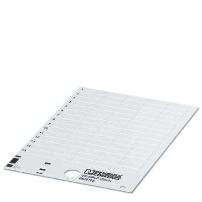 0828795 Phoenix Contact US-EMLP (20X9) on White Label, 29 mm Width