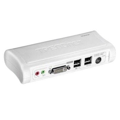 TK-204UK Trendnet 2 Port Dual Monitor USB DVI KVM Switch, DVI 2048 x 1536 Maximum Resolution