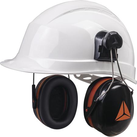 MAGN2HENO Delta Plus MAGNY HELMET 2 Wireless Ear Defender with Helmet Attachment, 30dB, Noise Cancelling Microphone