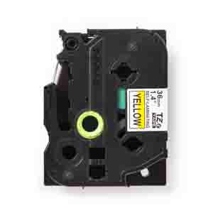 TZe-SL661 Brother Black on Yellow Label Printer Tape, 8 m Length, 36mm Label Length