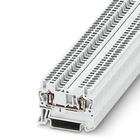 3037054 Phoenix Contact  ST 1.5 WH Series White, Single-Level, Spring Clamp Termination