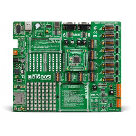 MIKROE-598 Brand-Rex BIG8051 USB Microcontroller Board