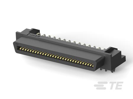 1734037-6 TE Connectivity Champ Series Right Angle Board PCB Header, 60 Contact(s), 1.27 mm Pitch, Unshrouded