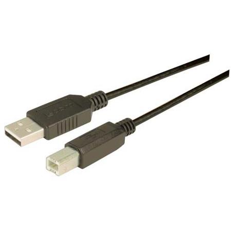 CGU2AB-2M L-Com USB 2.0, Male USB to Male USB B, 2m