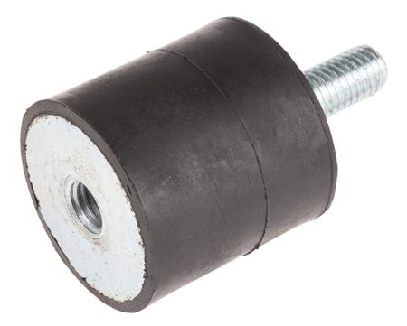 171-2607 RS PRO M10 Anti Vibration Mount, Male to Female Bobbin with 96.14kg Compression Load