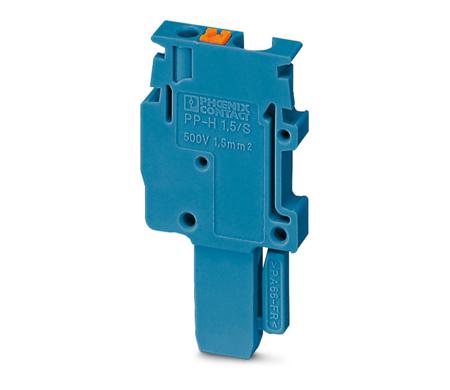 3212662 Phoenix Contact, PP-H 1.5/S/1-L BU, Pluggable Terminal Block, Plug, Screw Termination,