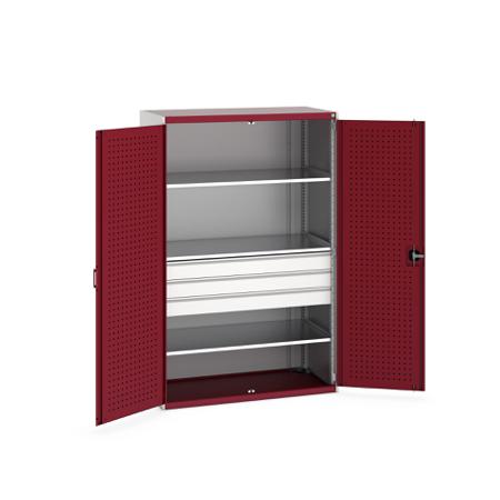 40022087-24V Bott 2 Door Steel Floor Standing Cupboard, 1300 x 650 x 2000mm