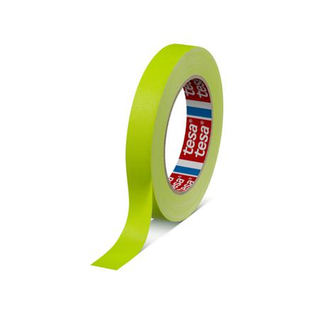 04671-00050-10 Tesa Yellow Acrylic Coated Gaffa Tape, 19mm x 25m, 0.28mm Thick