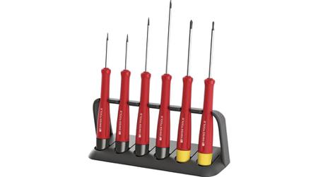 PB 8641 PB SWISS TOOLS Phillips, Slotted Electronic Screwdriver Set, 6-Piece
