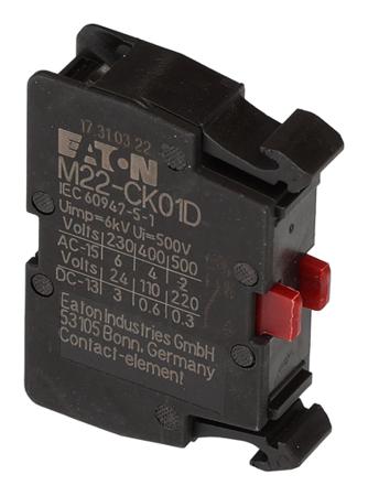 262510-M22-CK01D Eaton Black M22 Push Button Enclosure -