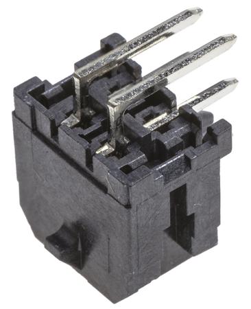 43045-0400 Molex MICRO-FIT 3.0 43045, 3mm Pitch, 4 Way, 2 Row, Right Angle PCB Header, Through Hole