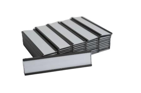 265-5638 100mm Magnetic Label Holder, Plain Back, 2.9mm Thickness