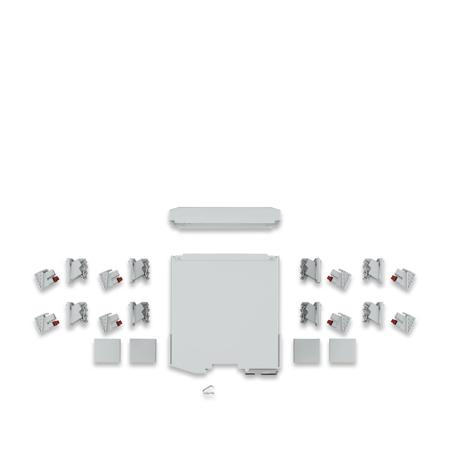 1342857 Phoenix Contact ICS50 Series DIN Rail Housing Set for Use with For Mounting On A DIN Rail, 16A