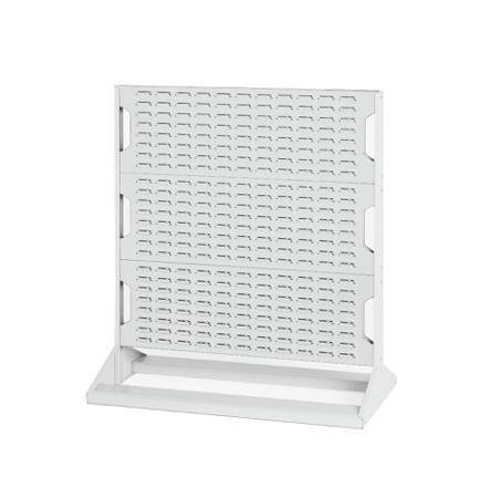 16917125.16V Bott Steel Louvre Panel Storage Unit, 550mm x 1000mm x 1125mm, Light Grey