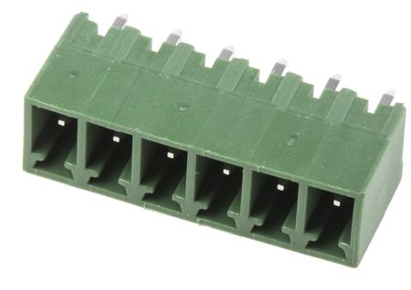 790-0881 RS Pro 3.81mm Pitch Straight PCB Terminal Strip, PCB Header, Through Hole, 6 Way